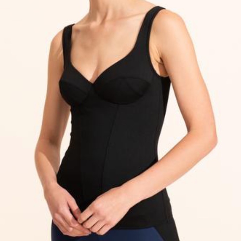 Ernest Leoty Jade Tank Top - Paneled Stretch Tank
